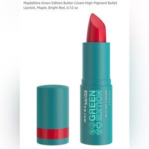 🆕💄 MAYBELLINE GREEN EDITION BUTTER CREAM LIPSTICK IN “MAPLE”. BRAND NEW!